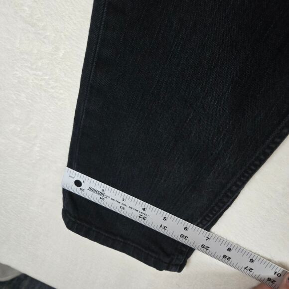 Levi's 511 Jeans Mens Straight Leg Denim Mens 32x32 Black 0704 - Picture 6 of 11